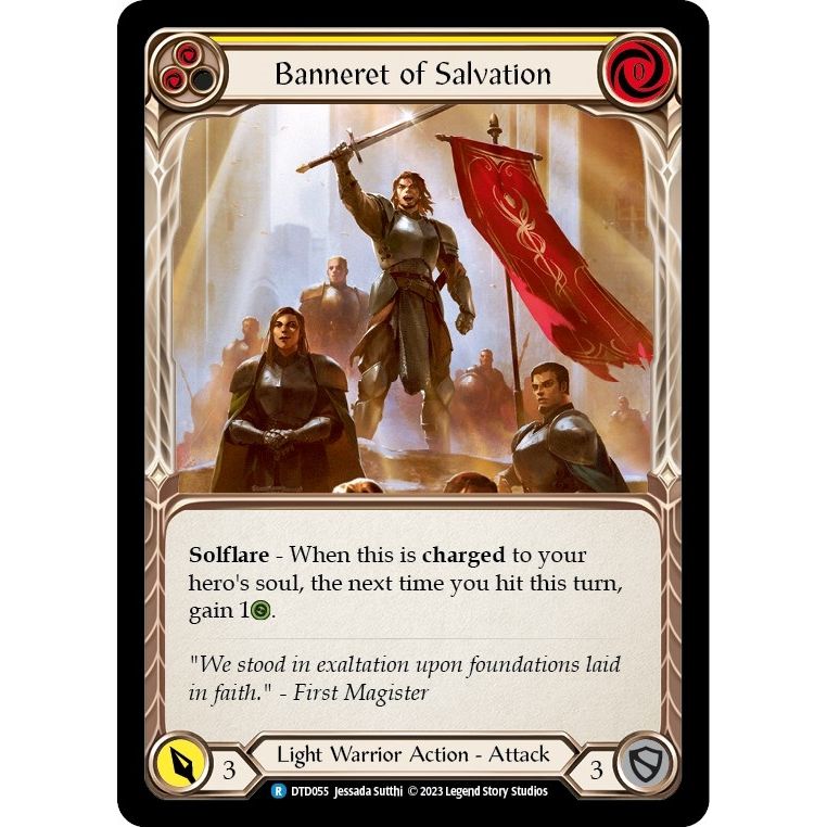 Image for Banneret of Salvation (DTD055) (DTD) - Flesh and Blood TCG