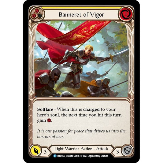 Image for Banneret of Vigor (DTD056) (DTD) - Flesh and Blood TCG