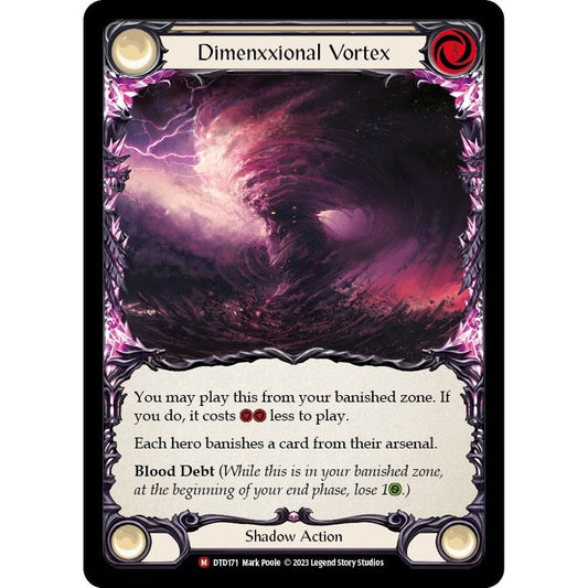 Image for Dimenxxional Vortex (DTD171) (DTD) - Flesh and Blood TCG