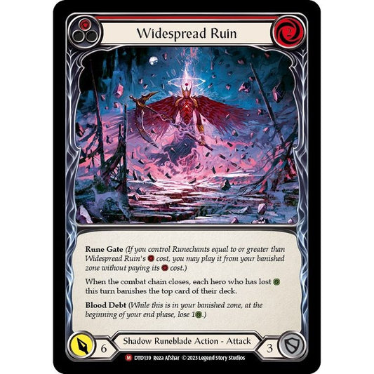 Image for Widespread Ruin (DTD139) (DTD) - Flesh and Blood TCG