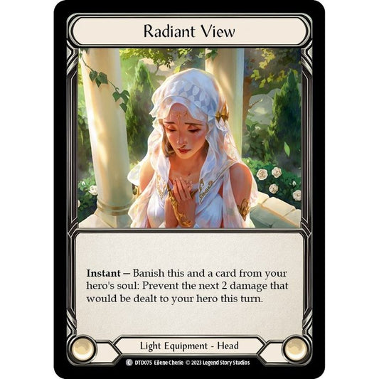 Image for Radiant View (DTD075) (DTD) - Flesh and Blood TCG