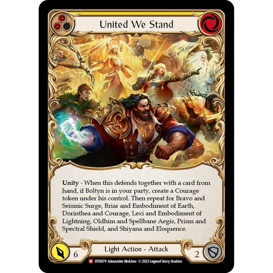 Image for United We Stand (DTD079) (DTD) - Flesh and Blood TCG