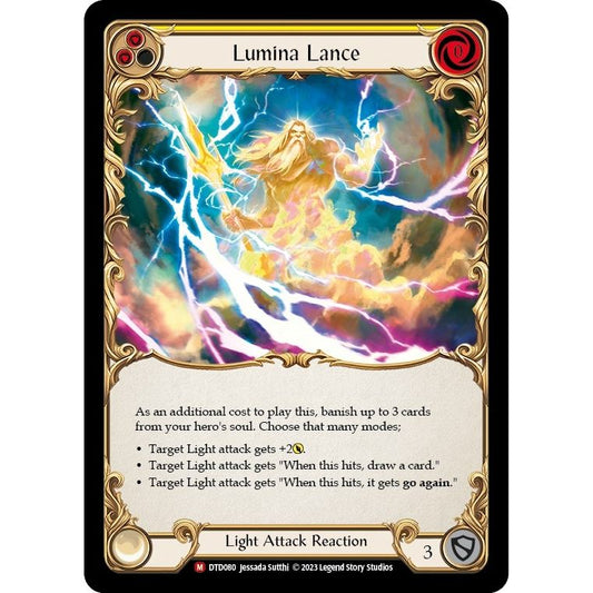 Image for Lumina Lance (DTD080) (DTD) - Flesh and Blood TCG