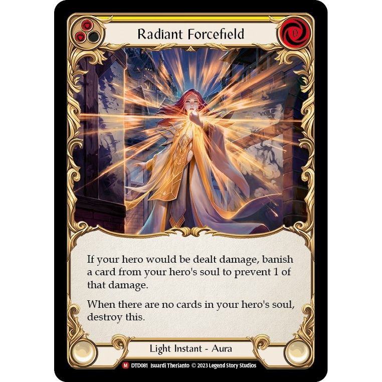 Image for Radiant Forcefield (DTD081) (DTD) - Flesh and Blood TCG