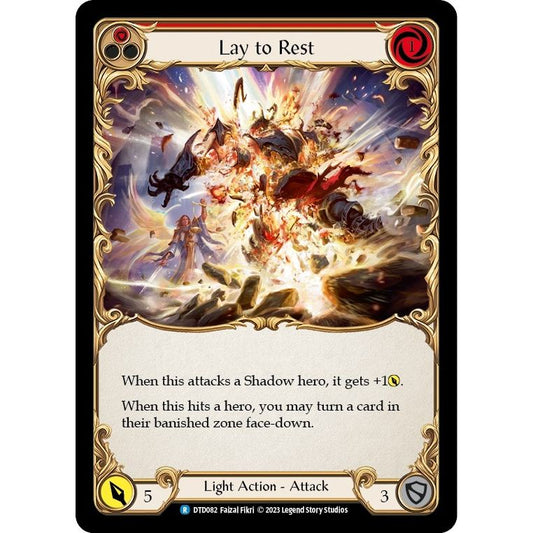 Image for Lay to Rest (Red) (DTD082) (DTD) - Flesh and Blood TCG