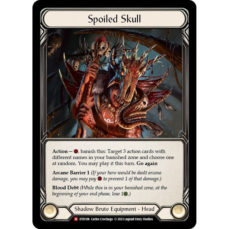 Image for Spoiled Skull (DTD106) (DTD) - Flesh and Blood TCG