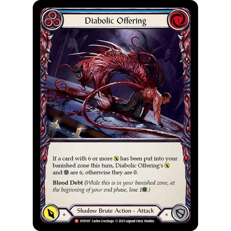 Image for Diabolic Offering (DTD107) (DTD) - Flesh and Blood TCG