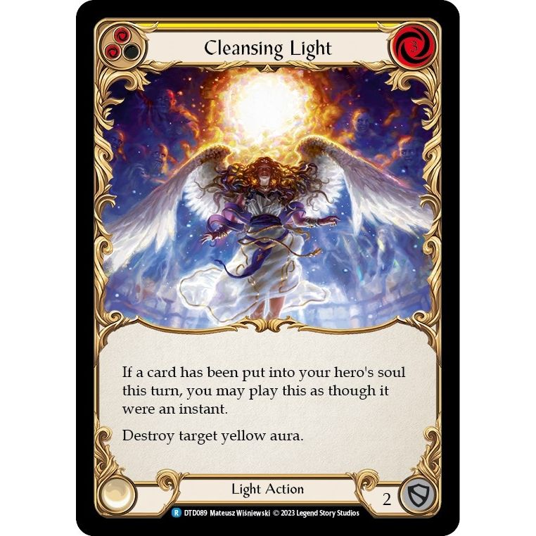 Image for Cleansing Light (Yellow) (DTD089) (DTD) - Flesh and Blood TCG