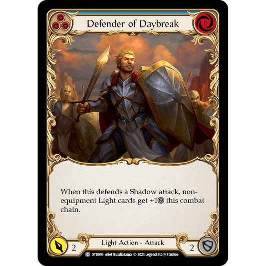 Image for Defender of Daybreak (Blue) (DTD096) (DTD) - Flesh and Blood TCG