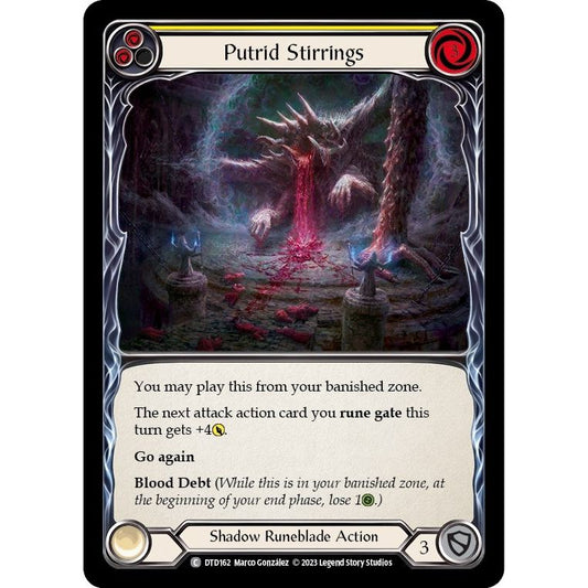Image for Putrid Stirrings (Yellow) (DTD162) (DTD) - Flesh and Blood TCG