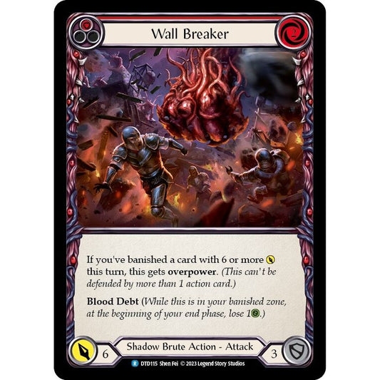 Image for Wall Breaker (Red) (DTD115) (DTD) - Flesh and Blood TCG