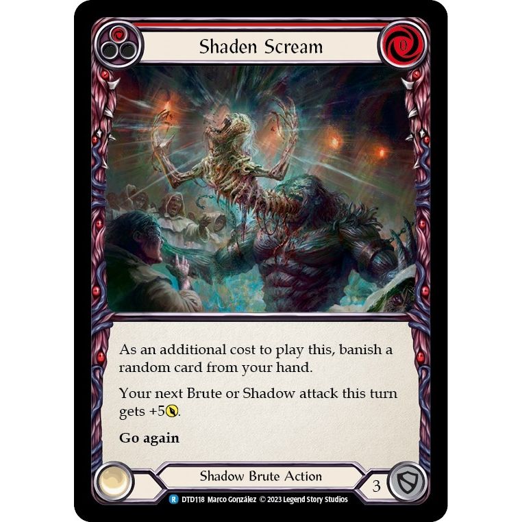 Image for Shaden Scream (Red) (DTD118) (DTD) - Flesh and Blood TCG