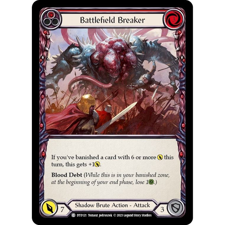 Image for Battlefield Breaker (Red) (DTD121) (DTD) - Flesh and Blood TCG