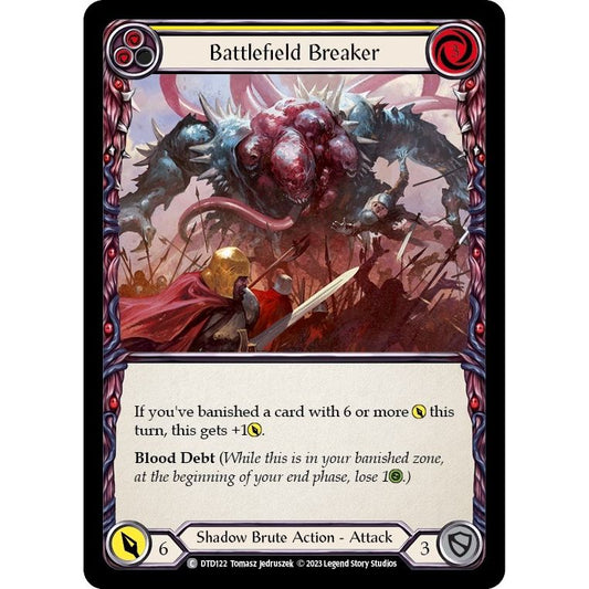 Image for Battlefield Breaker (Yellow) (DTD122) (DTD) - Flesh and Blood TCG