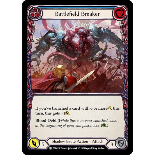 Image for Battlefield Breaker (Blue) (DTD123) (DTD) - Flesh and Blood TCG