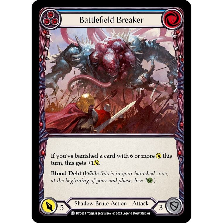 Image for Battlefield Breaker (Blue) (DTD123) (DTD) - Flesh and Blood TCG