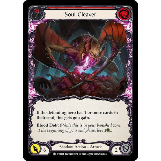 Image for Soul Cleaver (Red) (DTD184) (DTD) - Flesh and Blood TCG