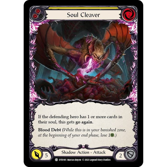 Image for Soul Cleaver (Yellow) (DTD185) (DTD) - Flesh and Blood TCG