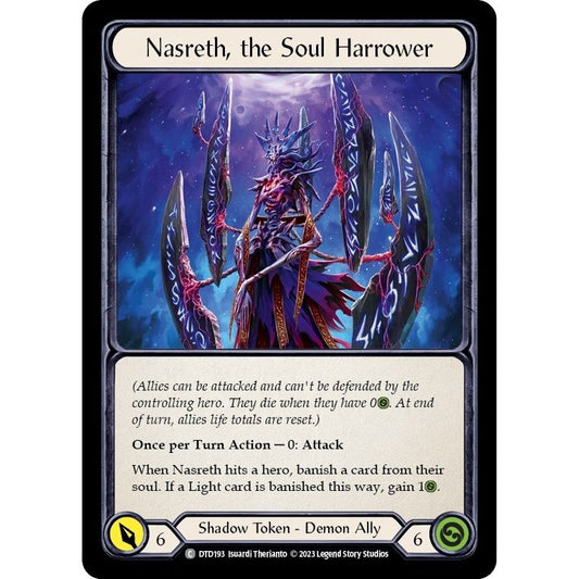 Image for Nasreth, the Soul Harrower (DTD193) (DTD) - Flesh and Blood TCG