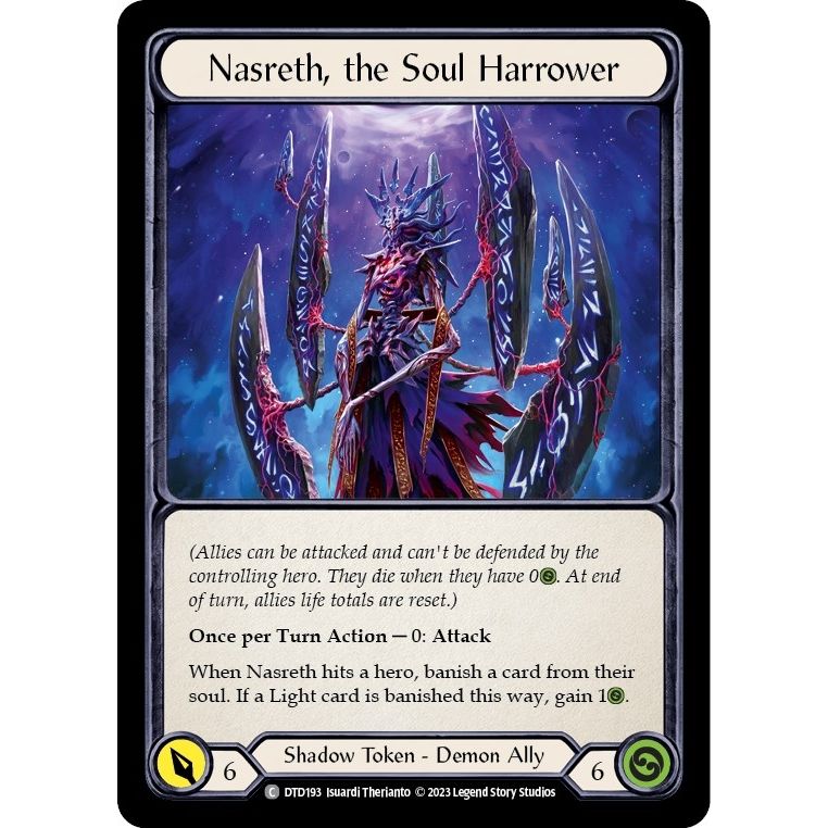 Image for Nasreth, the Soul Harrower (DTD193) (DTD) - Flesh and Blood TCG