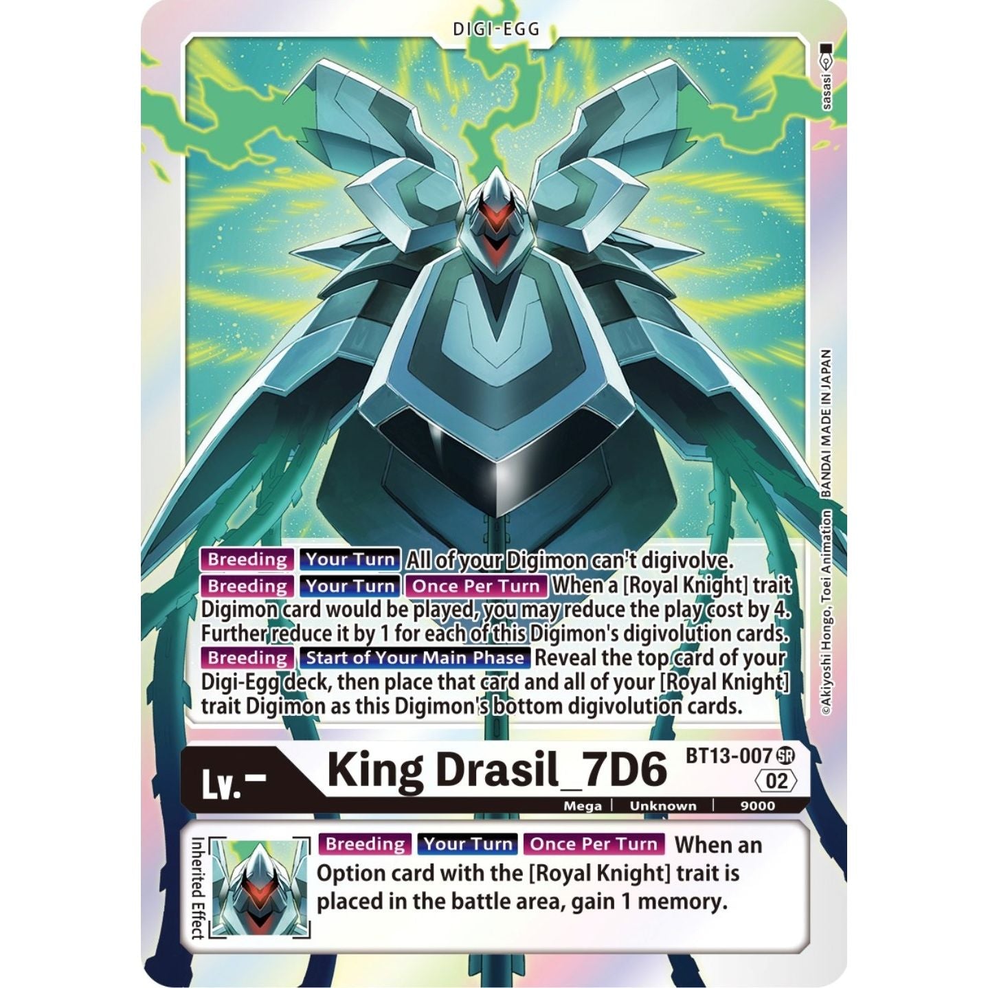 Image for King Drasil_7D6 (BT13-007 SR) (BT13) - Digimon Card Game