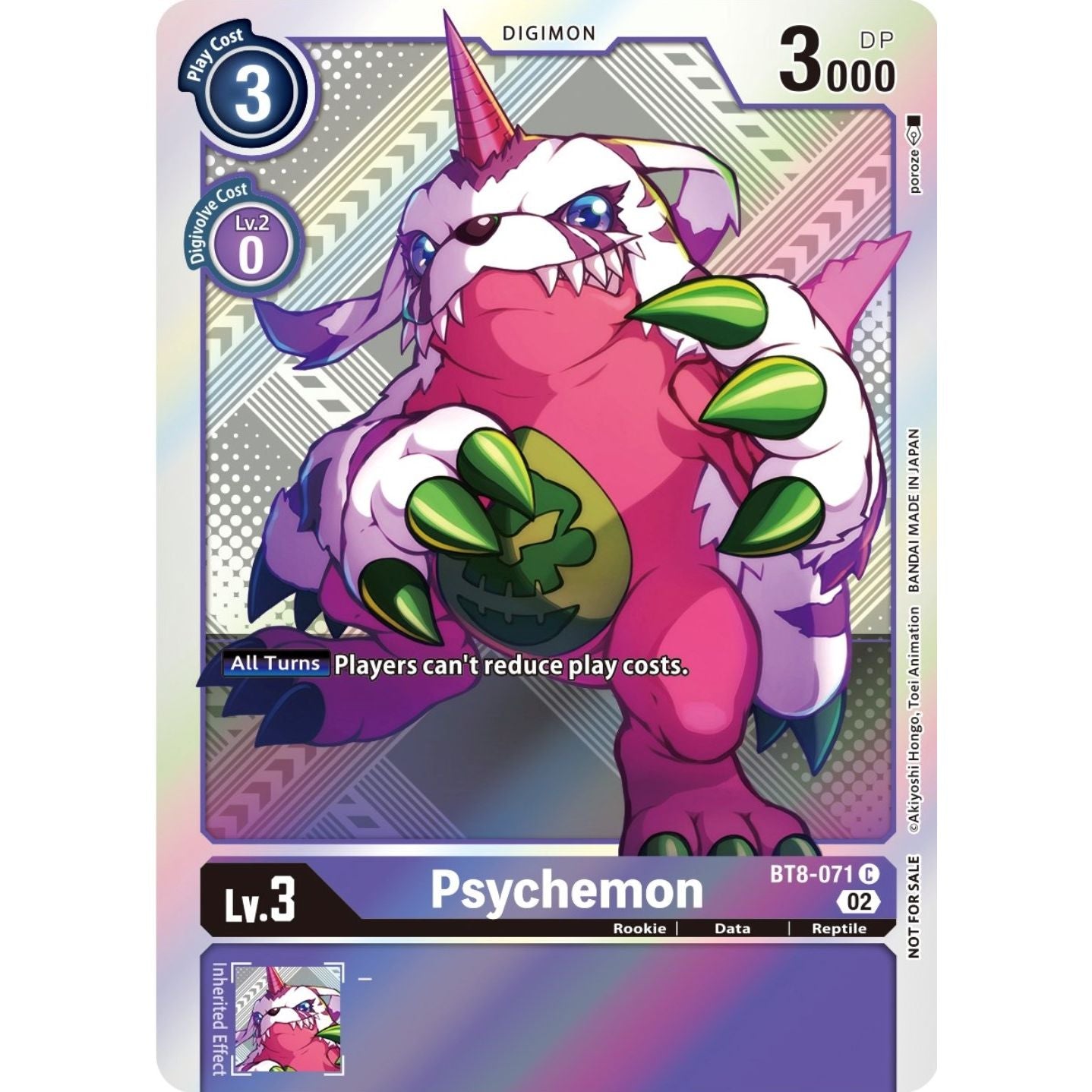 Image for Psychemon (Versus Royal Knight Booster Pre-Release) (BT8-071 C) (BT08) - Digimon Card Game