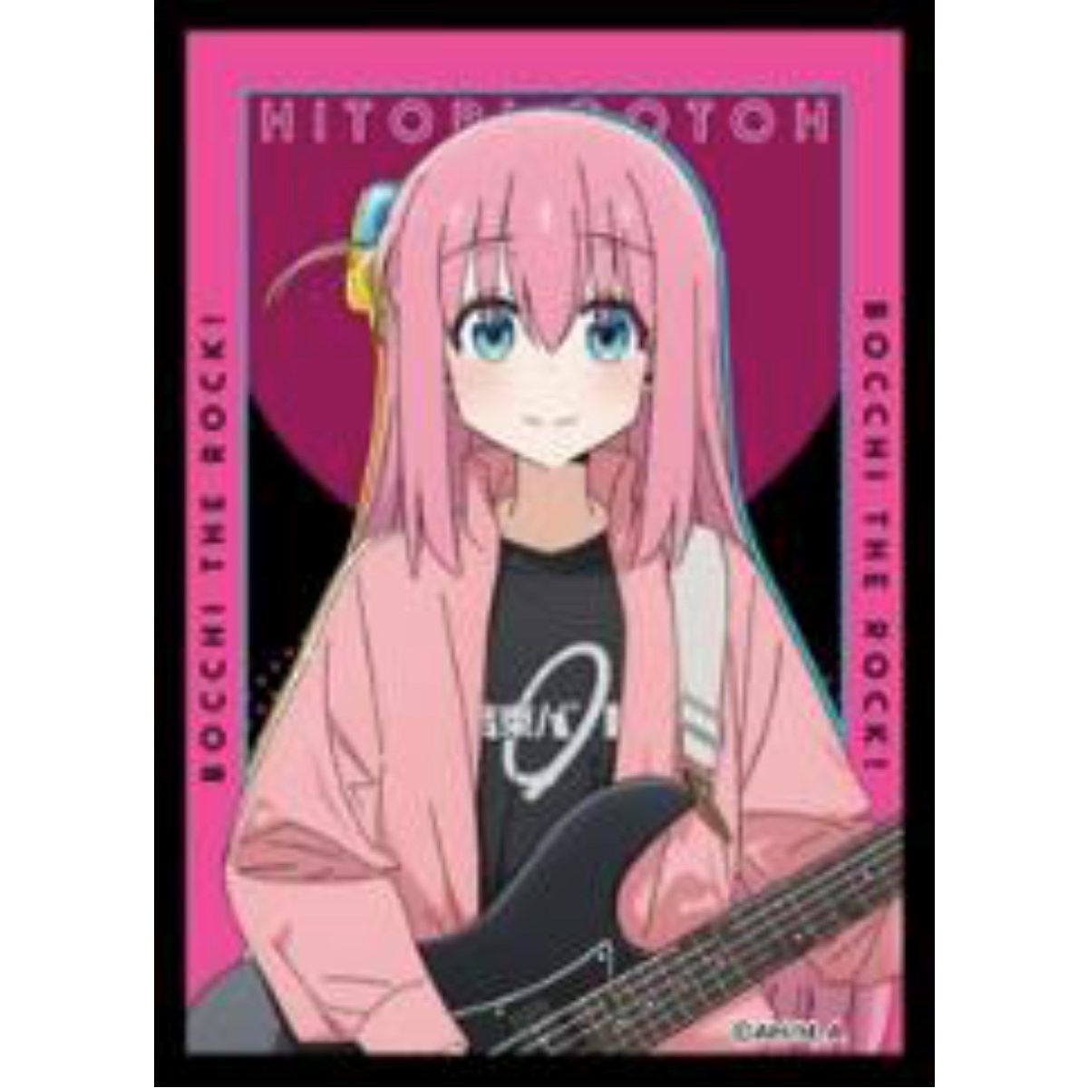 Image for Aniplex Character Sleeves "Bocchi the Rock!" Hitori Goto (with Guitar) (70-Pack) - Card Sleeves