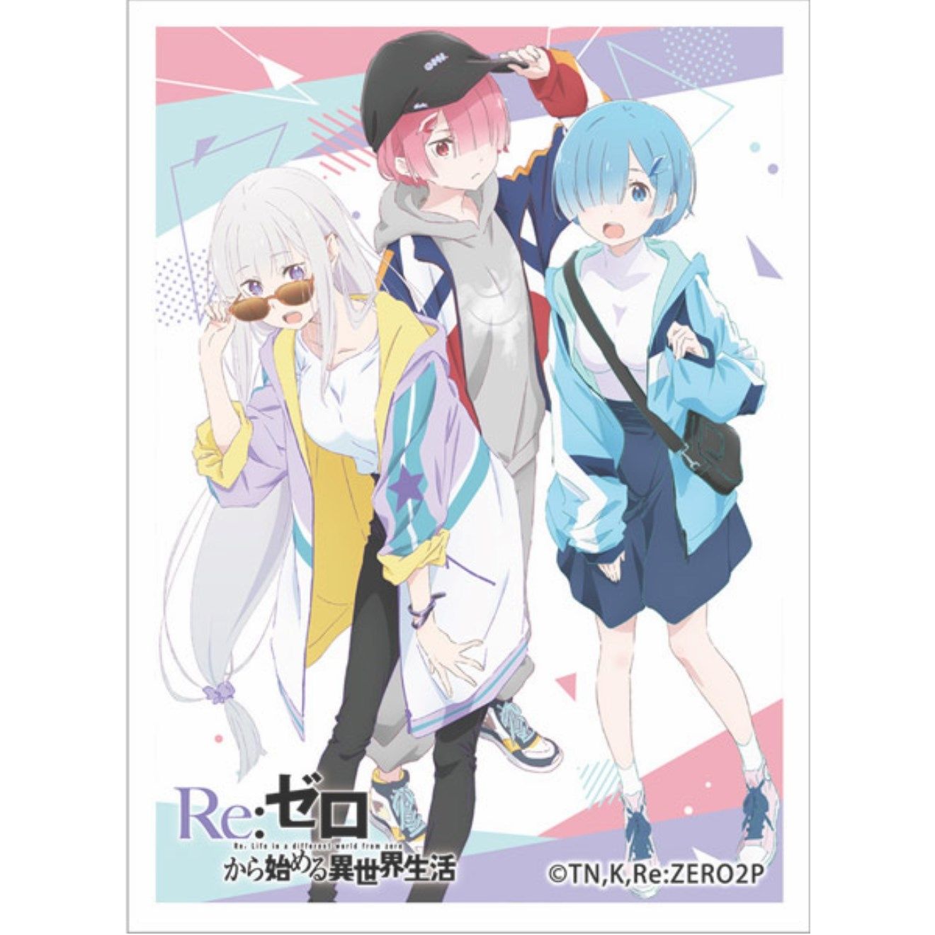 Image for Re:ZERO -Starting Life in Another World- Sleeves - Emilia, Ram & Rem (65-pack) - Card Sleeves