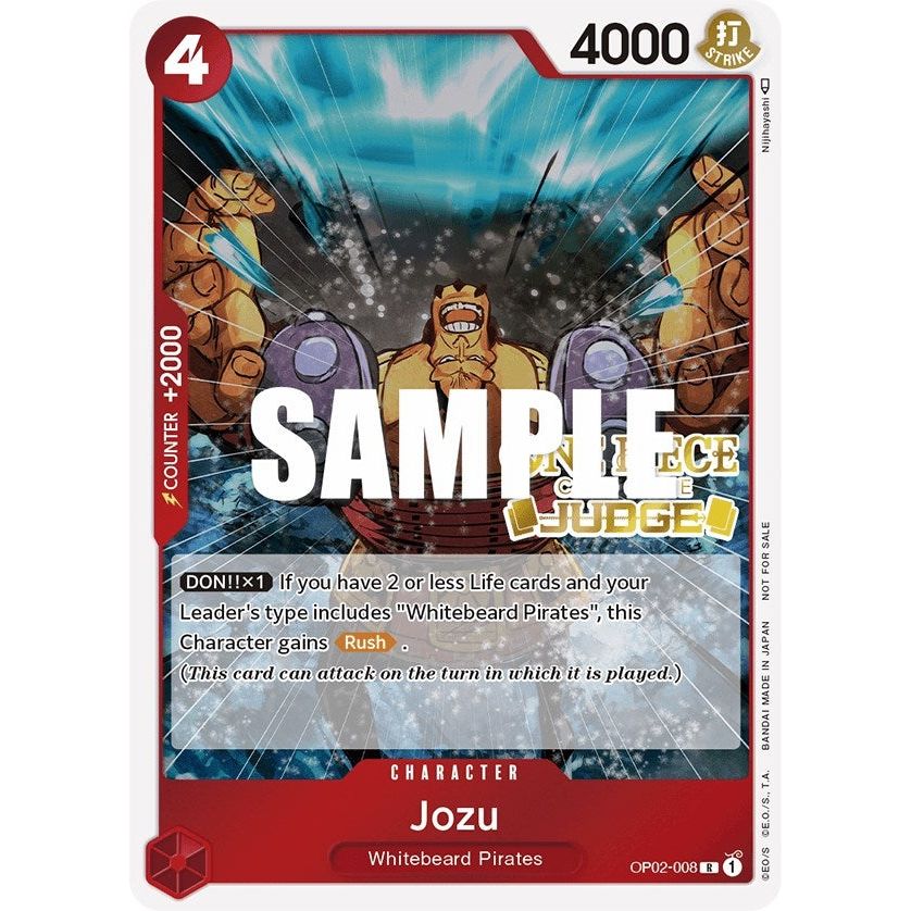 Image for Jozu (Judge) (OP02-008) (OP-PR) - One Piece Card Game
