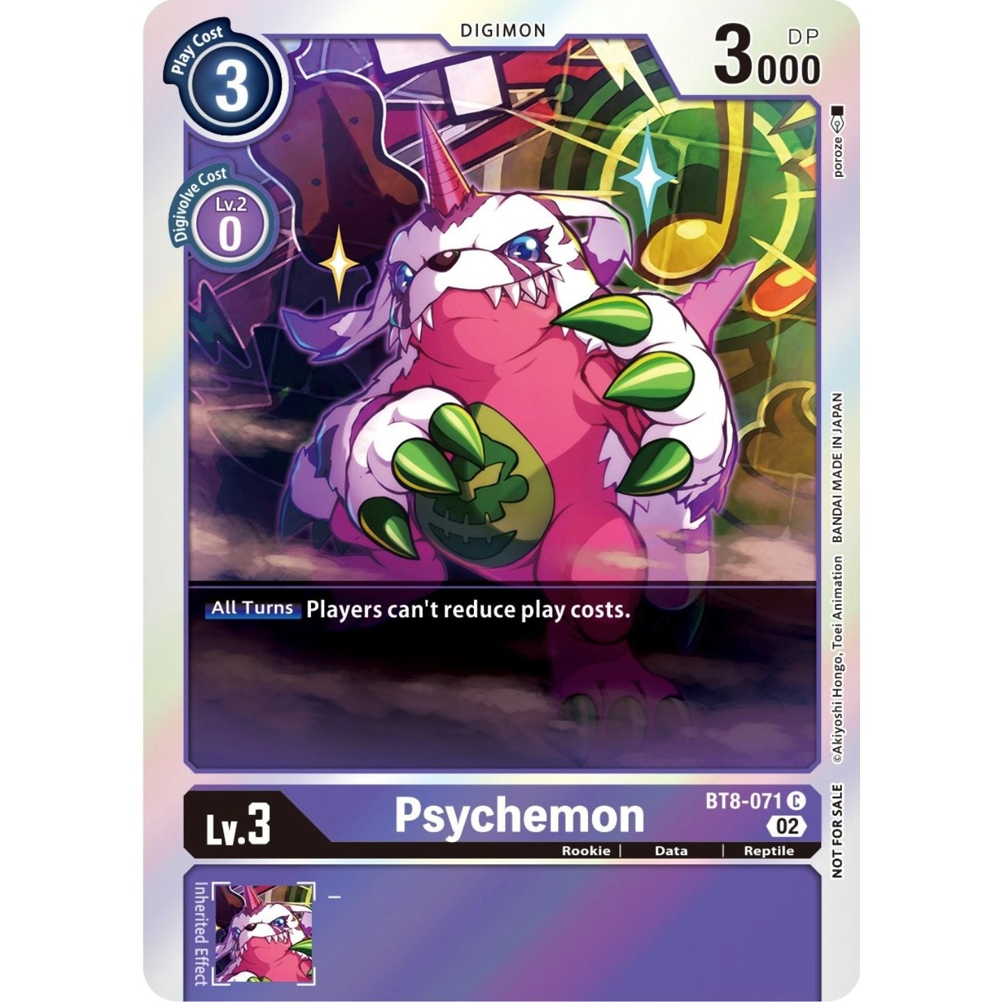 Image for Psychemon (Winner Pack Royal Knights) (BT8-071 C) (BT08) - Digimon Card Game
