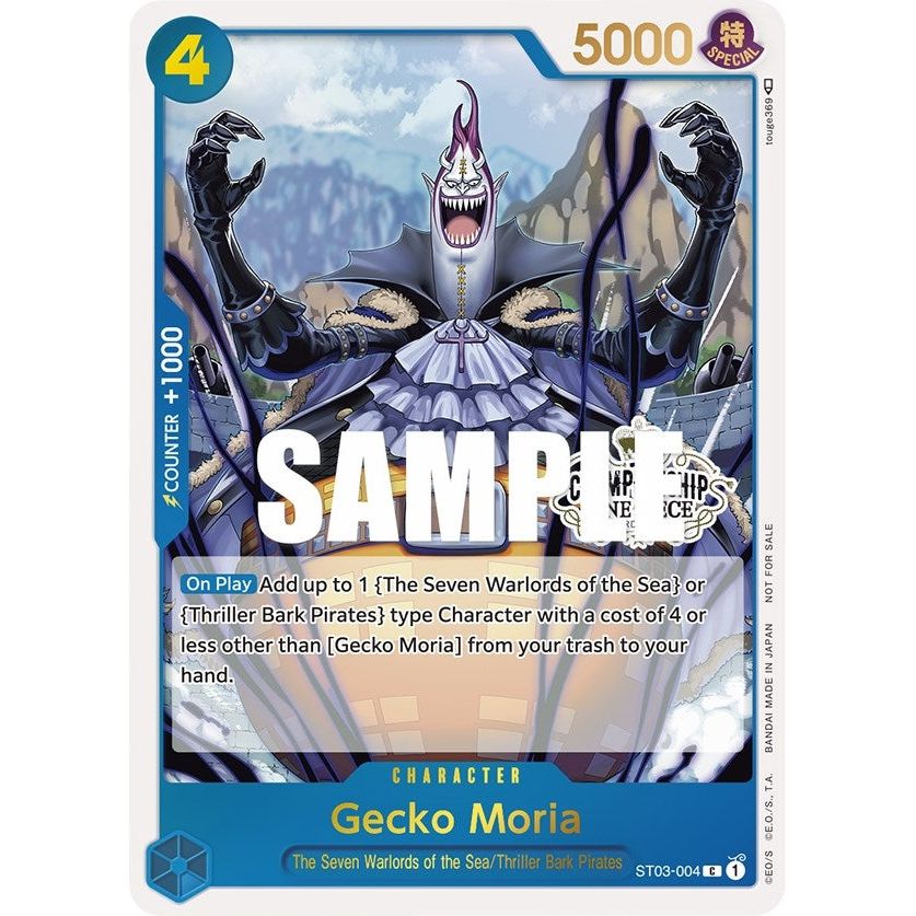 Image for Gecko Moria (Store Championship Participation Pack) (ST03-004) (OP-PR) - One Piece Card Game