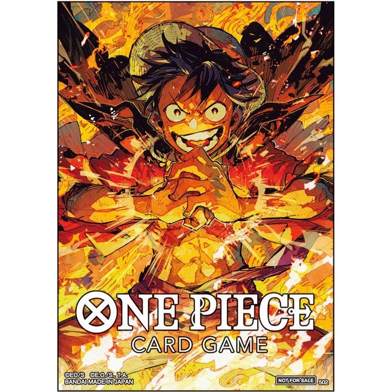 Image for One Piece Card Game Official Sleeves - Monkey.D.Luffy (Store Championship Participation) (10-Pack) - Card Sleeves