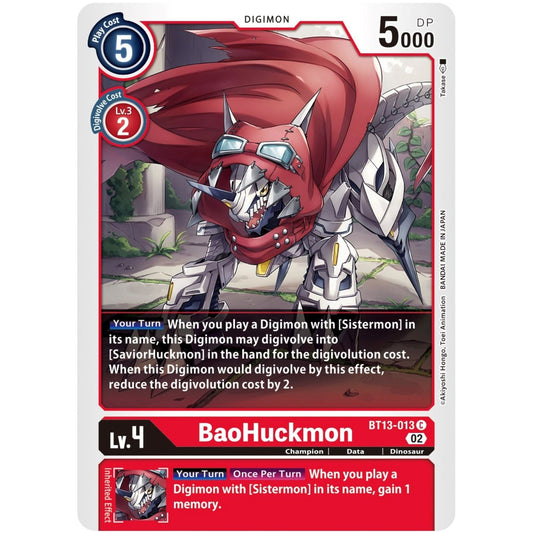 Image for BaoHuckmon (BT13-013 C) (BT13) - Digimon Card Game