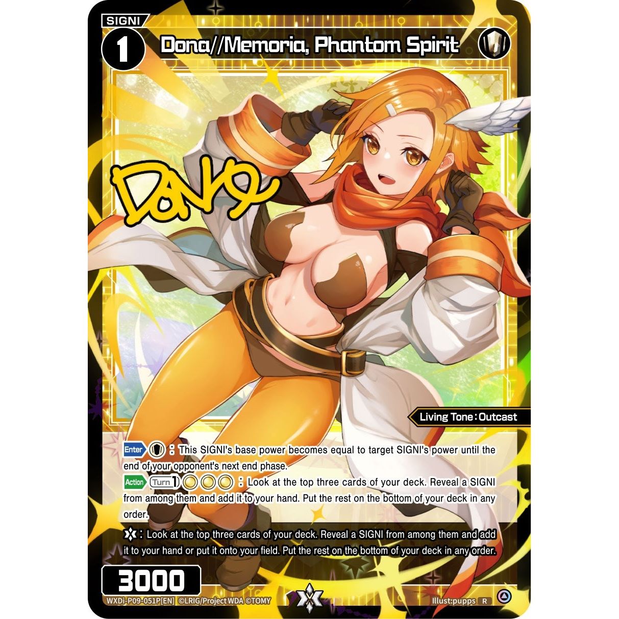 Image for Dona//Memoria, Phantom Spirit (Parallel Foil) (WXDi-P09-051P[EN]) (WXDi-P09) - WIXOSS