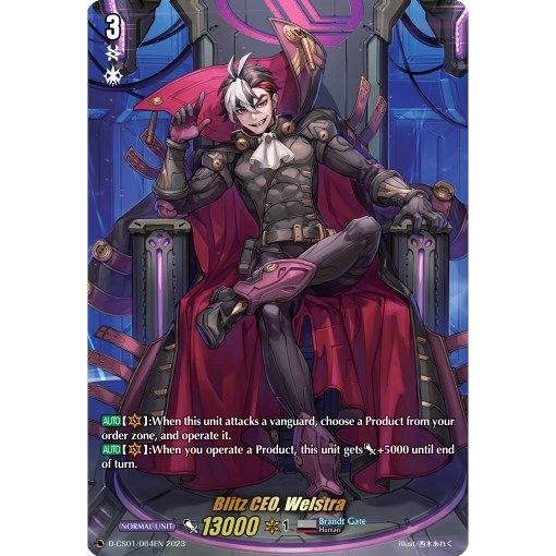 Image for Blitz CEO, Welstra (D-CS01/004EN) (D-CS01) - Cardfight Vanguard