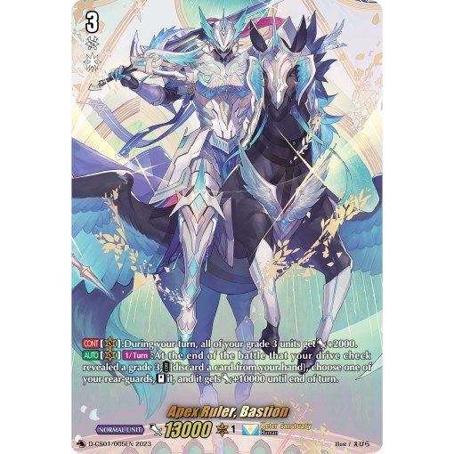 Image for Apex Ruler, Bastion (D-CS01/005EN) (D-CS01) - Cardfight Vanguard