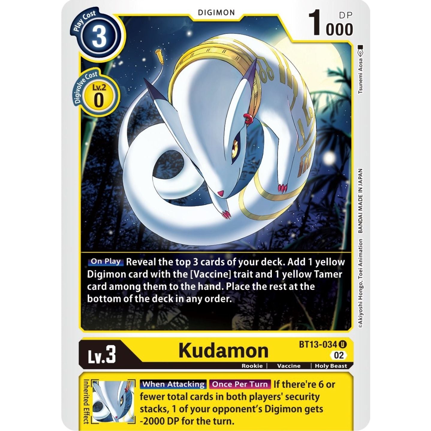 Image for Kudamon (BT13-034 U) (BT13) - Digimon Card Game
