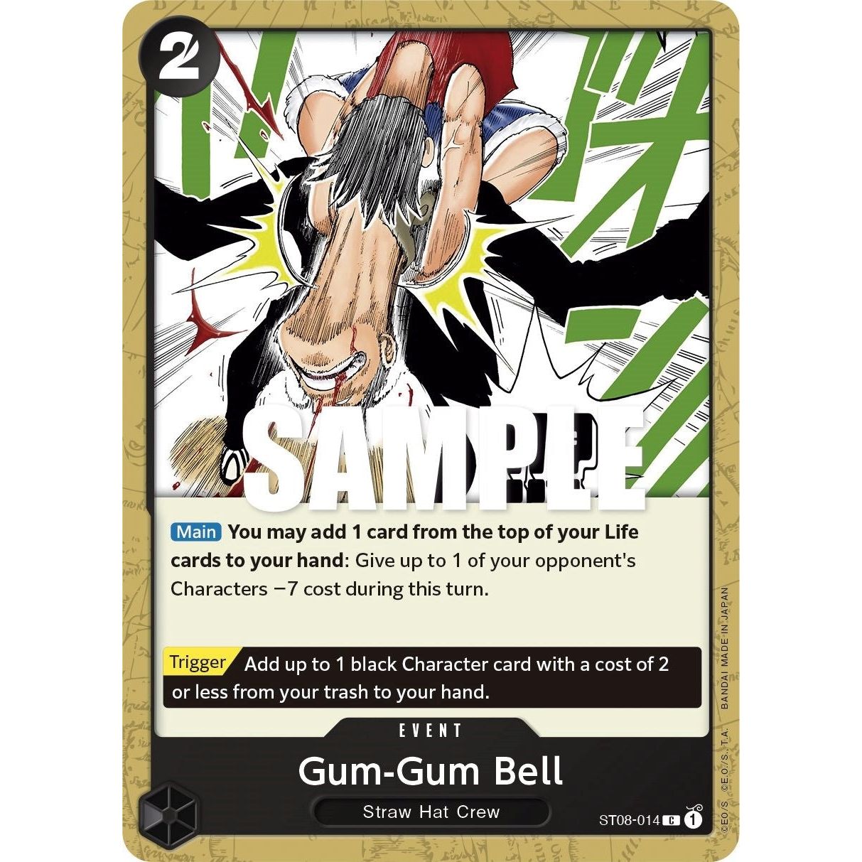 Image for Gum-Gum Bell (ST08-014) (ST-08) - One Piece Card Game