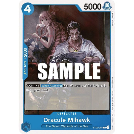 Image for Dracule Mihawk (Tournament Pack Vol. 4) (ST03-005) (OP-PR) - One Piece Card Game