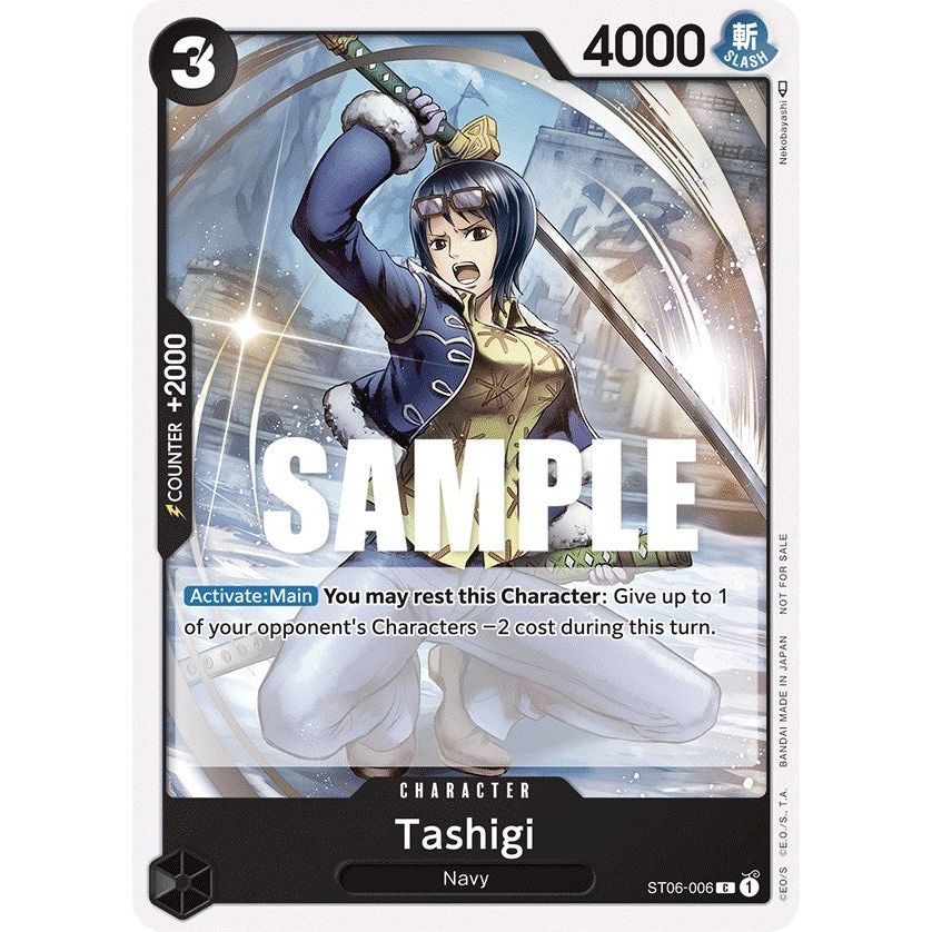 Image for Tashigi (Tournament Pack Vol. 4) (ST06-006) (OP-PR) - One Piece Card Game