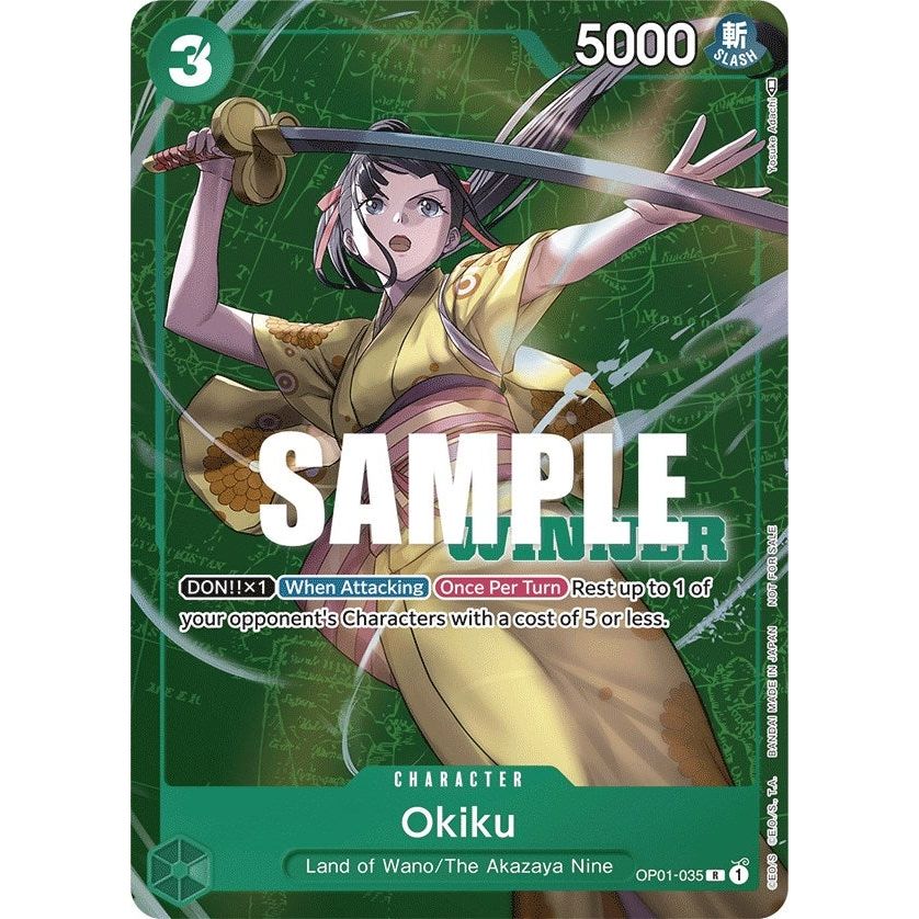 Image for Okiku (Winner Pack Vol. 4) (OP01-035) (OP-PR) - One Piece Card Game