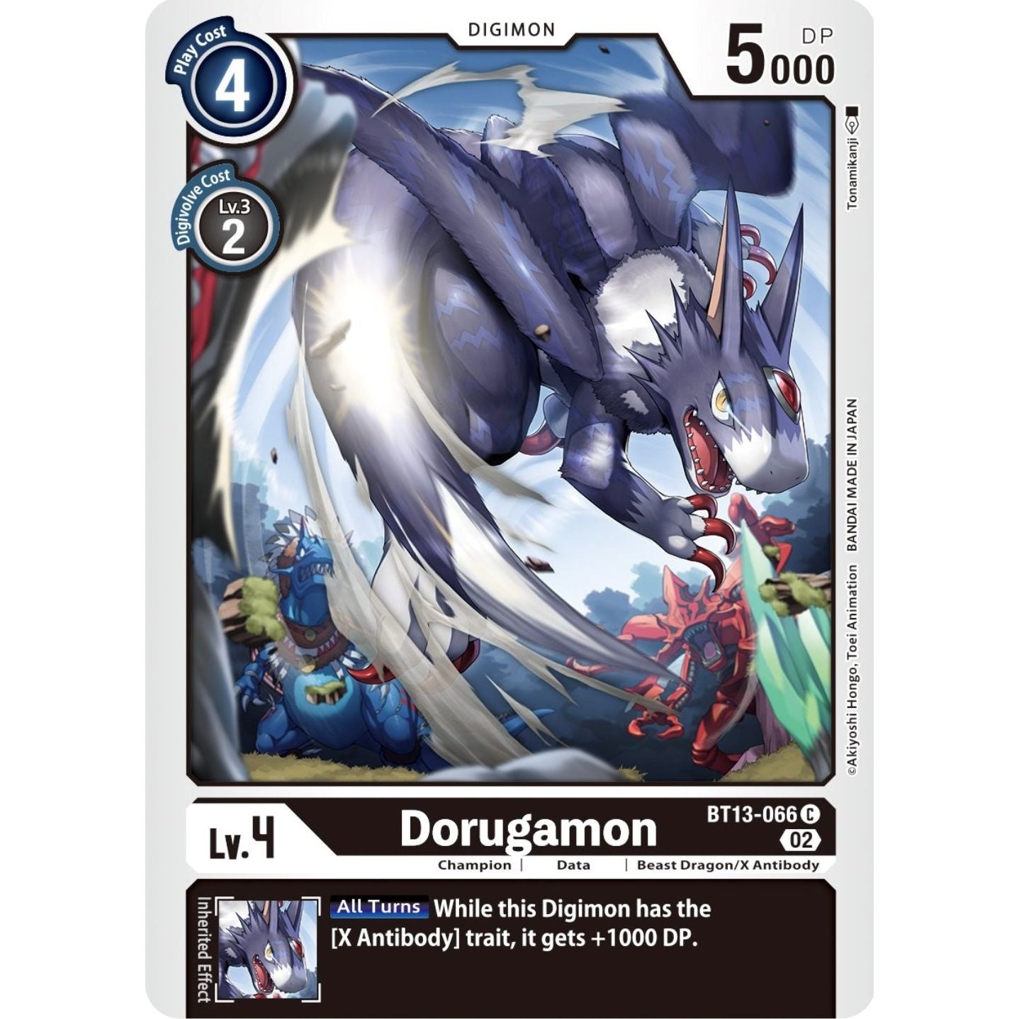Image for Dorugamon (BT13-066 C) (BT13) - Digimon Card Game