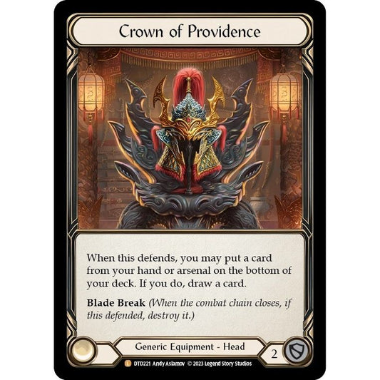 Image for Crown of Providence (DTD221) (DTD) - Flesh and Blood TCG