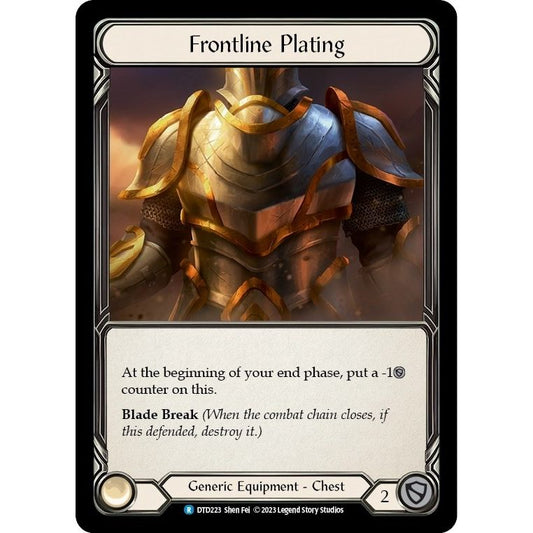 Image for Frontline Plating (DTD223) (DTD) - Flesh and Blood TCG