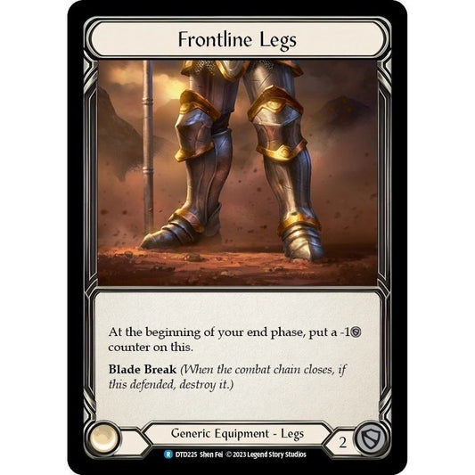 Image for Frontline Legs (DTD225) (DTD) - Flesh and Blood TCG