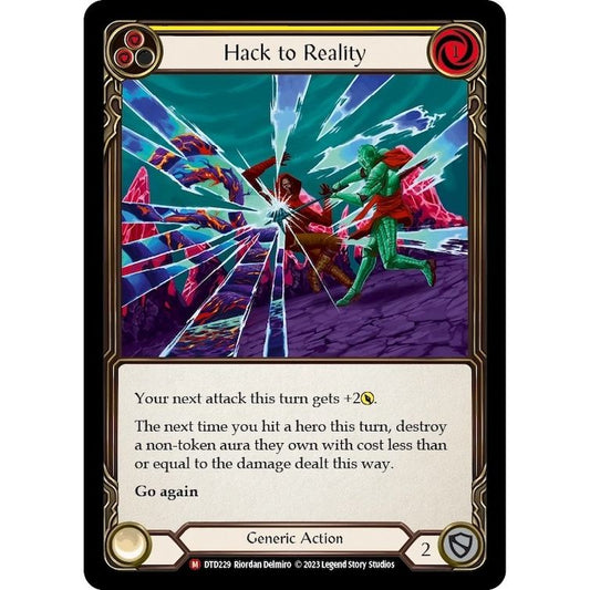 Image for Hack to Reality (DTD229) (DTD) - Flesh and Blood TCG