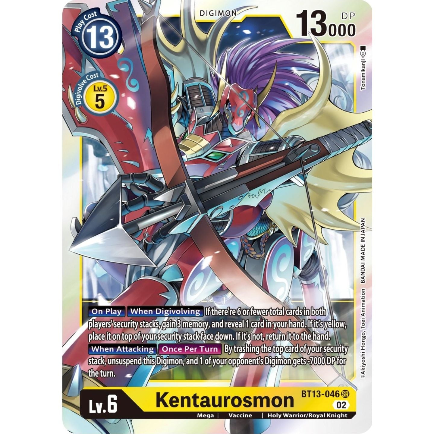 Image for Kentaurosmon (BT13-046 SR) (BT13) - Digimon Card Game
