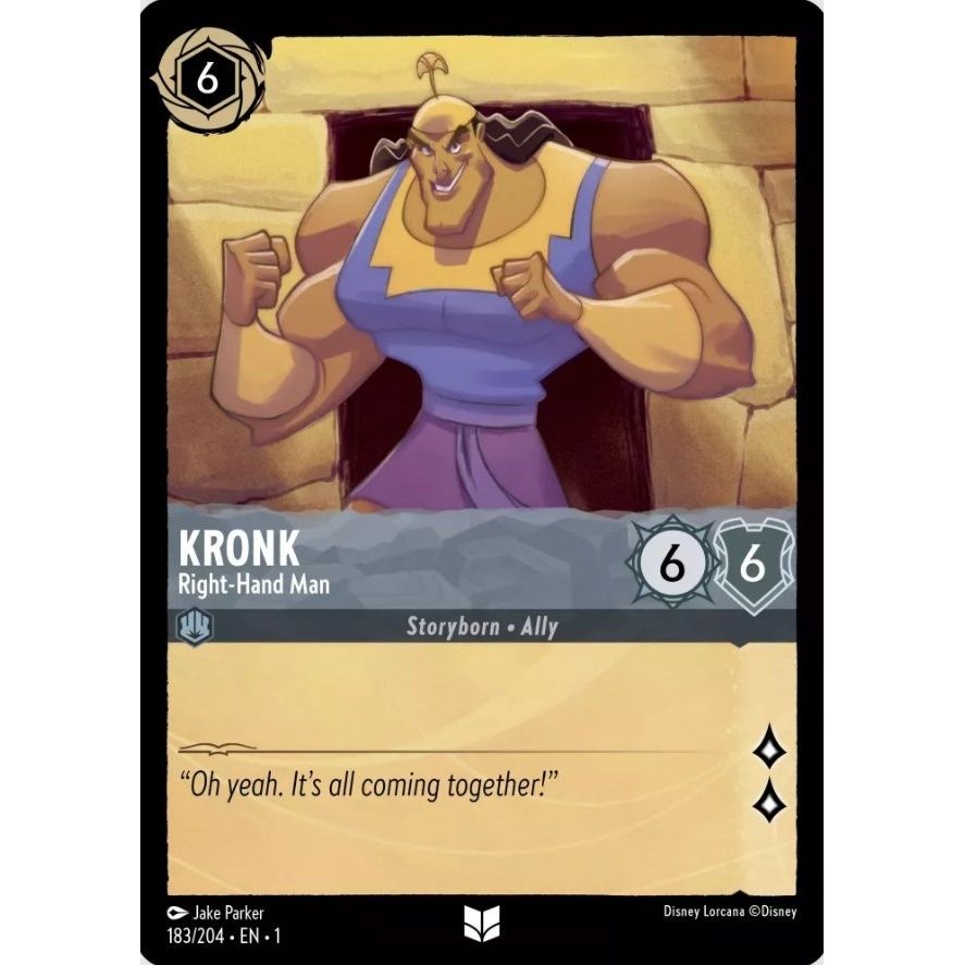 Image for Kronk - Right-Hand Man (183/204) (1) - Disney Lorcana