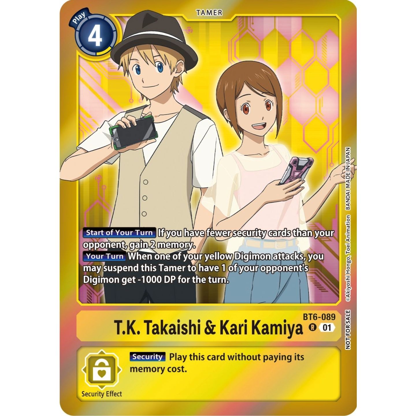 Image for T.K. Takaishi & Kari Kamiya (Event Pack 5) (BT6-089 R) (BT06) - Digimon Card Game