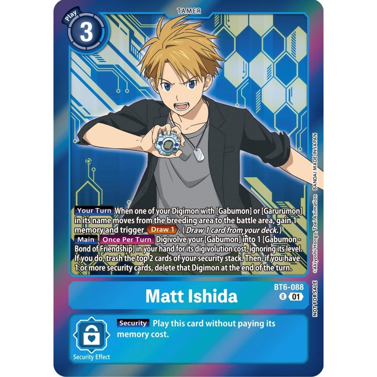Image for Matt Ishida (Event Pack 5) (BT6-088 R) (BT06) - Digimon Card Game